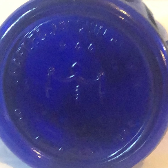 George Washington cobalt decanter cork top VTG Philadelphia PA Jacquin Co. - Picture 5 of 9